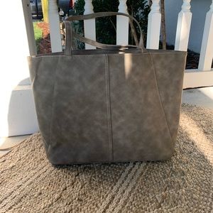 New vegan leather medium tote